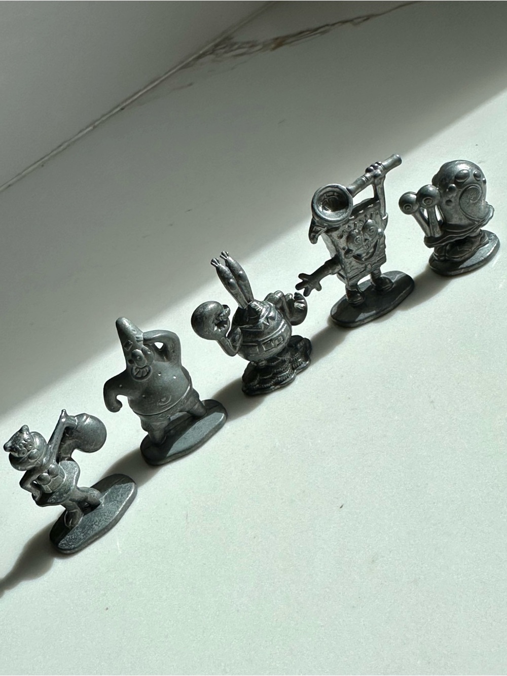 SpongeBob SquarePants Monopoly Pewter Tokens 2005 Viacom